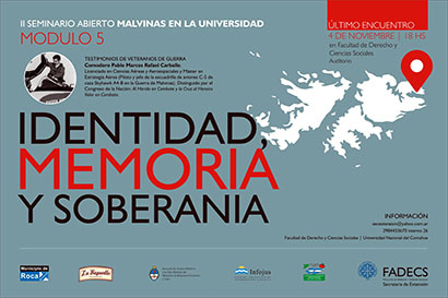 5° ENCUENTRO DEL II° SEMINARIO MALVINAS EN LA UNIVERSIDAD “IDENTIDAD, MEMORIA Y SOBERANÍA”